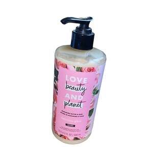 Love Beauty & Planet Delicious Glow Body Lotion, Murumuru Butter & Rose, 13.5 oz